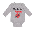 Long Sleeve Bodysuit Baby Made in Japan Boy & Girl Clothes Cotton