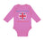 Long Sleeve Bodysuit Baby Made in America with British Parts Funny Style B