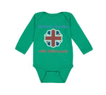 Long Sleeve Bodysuit Baby Made in America with British Parts Funny Style B