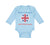 Long Sleeve Bodysuit Baby Made in America with British Parts Funny Style B