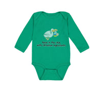 Long Sleeve Bodysuit Baby Made in The Usa with Ukrainian Ingredients Cotton
