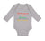 Long Sleeve Bodysuit Baby 50% Portuguese 50% Italian = 100% Perfection Cotton - Cute Rascals