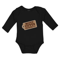 Long Sleeve Bodysuit Baby Mutt Cutt Providence R.I Boy & Girl Clothes Cotton