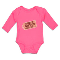 Long Sleeve Bodysuit Baby Mutt Cutt Providence R.I Boy & Girl Clothes Cotton