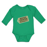 Long Sleeve Bodysuit Baby Mutt Cutt Providence R.I Boy & Girl Clothes Cotton