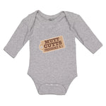 Long Sleeve Bodysuit Baby Mutt Cutt Providence R.I Boy & Girl Clothes Cotton