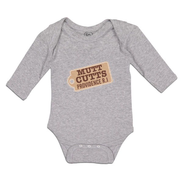 Long Sleeve Bodysuit Baby Mutt Cutt Providence R.I Boy & Girl Clothes Cotton