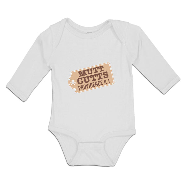 Long Sleeve Bodysuit Baby Mutt Cutt Providence R.I Boy & Girl Clothes Cotton