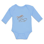 Long Sleeve Bodysuit Baby Horse Animal Love Running Boy & Girl Clothes Cotton - Cute Rascals
