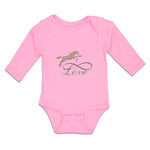 Long Sleeve Bodysuit Baby Horse Animal Love Running Boy & Girl Clothes Cotton - Cute Rascals