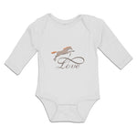 Long Sleeve Bodysuit Baby Horse Animal Love Running Boy & Girl Clothes Cotton - Cute Rascals