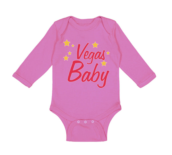 Long Sleeve Bodysuit Baby Vegas Baby Funny Humor Boy & Girl Clothes Cotton