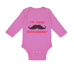 Long Sleeve Bodysuit Baby I'M Your Huckleberry Boy & Girl Clothes Cotton