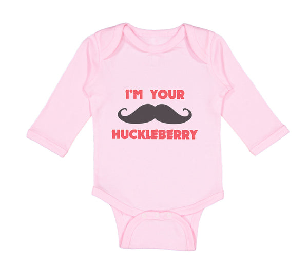 Long Sleeve Bodysuit Baby I'M Your Huckleberry Boy & Girl Clothes Cotton