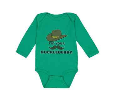 Long Sleeve Bodysuit Baby I'M Your Huckleberry Boy & Girl Clothes Cotton