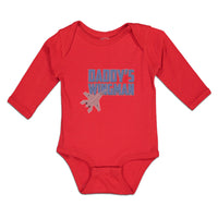 Long Sleeve Bodysuit Baby Daddy's Wingman Airplane Boy & Girl Clothes Cotton - Cute Rascals