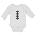Long Sleeve Bodysuit Baby Sports Football Ball Laces Boy & Girl Clothes Cotton