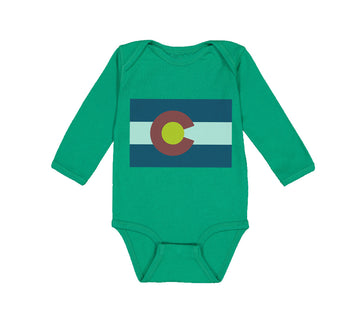 Long Sleeve Bodysuit Baby Colorado States Boy & Girl Clothes Cotton