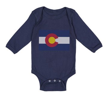 Long Sleeve Bodysuit Baby Colorado States Boy & Girl Clothes Cotton