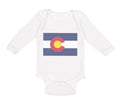 Long Sleeve Bodysuit Baby Colorado States Boy & Girl Clothes Cotton