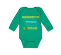 Long Sleeve Bodysuit Baby Somebody in Montana Loves Me B Boy & Girl Clothes