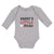 Long Sleeve Bodysuit Baby Daddy's Little Picther Sport Baseball Cotton - Cute Rascals