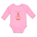 Long Sleeve Bodysuit Baby Im Let Dynasty Begin Toy Teddy Bear Heart Cotton