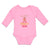 Long Sleeve Bodysuit Baby Im Let Dynasty Begin Toy Teddy Bear Heart Cotton