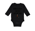 Long Sleeve Bodysuit Baby Born to Play Soccer with My Mom Funny Cotton