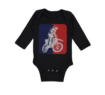 Long Sleeve Bodysuit Baby Motocross Motorcycle Boy & Girl Clothes Cotton