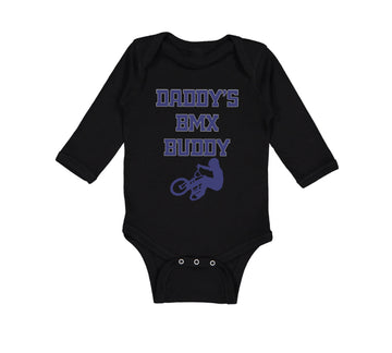 Long Sleeve Bodysuit Baby Daddy's Bmx Buddy Boy & Girl Clothes Cotton