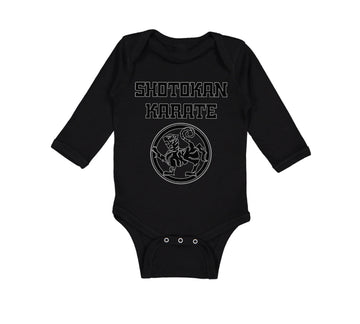 Long Sleeve Bodysuit Baby Shotokan Karate Mma Boy & Girl Clothes Cotton