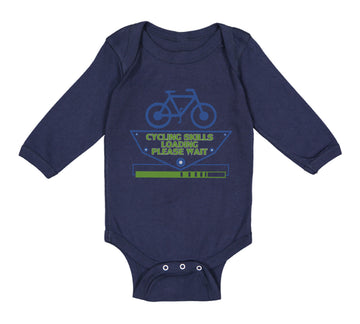 Long Sleeve Bodysuit Baby Cycling Skills Loading... Please Wait Bicycle Cycling