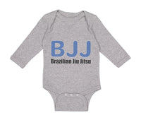 Long Sleeve Bodysuit Baby Bjj Brazilian Jiu Jitsu Martial Arts Cotton - Cute Rascals