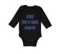 Long Sleeve Bodysuit Baby Future Tour De France Champion Bicycle Cycling Cotton