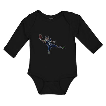 Long Sleeve Bodysuit Baby Football Player Receiver Boy & Girl Clothes Cotton