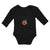 Long Sleeve Bodysuit Baby Georgia Country Name with Pumpkin Funny Face Cotton - Cute Rascals