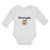 Long Sleeve Bodysuit Baby Georgia Country Name with Pumpkin Funny Face Cotton - Cute Rascals