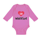 Long Sleeve Bodysuit Baby Chd Warrior Congenital Heart Disease Cotton - Cute Rascals