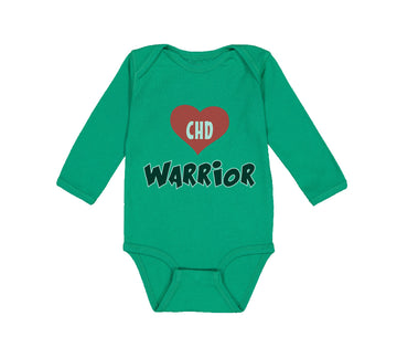 Long Sleeve Bodysuit Baby Chd Warrior Congenital Heart Disease Cotton