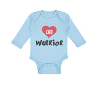 Long Sleeve Bodysuit Baby Chd Warrior Congenital Heart Disease Cotton - Cute Rascals