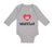 Long Sleeve Bodysuit Baby Chd Warrior Congenital Heart Disease Cotton - Cute Rascals