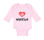 Long Sleeve Bodysuit Baby Chd Warrior Congenital Heart Disease Cotton - Cute Rascals