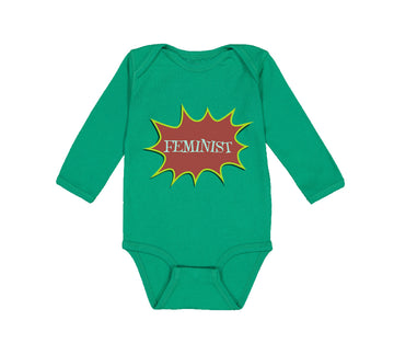 Long Sleeve Bodysuit Baby Feminist Feminism Feminist Boy & Girl Clothes Cotton