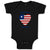 Baby Clothes Adorable Liberian Heart Countries Baby Bodysuits Boy & Girl Cotton