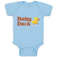 Baby Clothes Duckling Baby Duck Aquatic Bird with Beak Baby Bodysuits Cotton