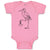 Baby Clothes Stork Bird with Beak Crane Brings New Born Baby Bodysuits Cotton