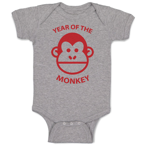 Baby Clothes Year of The Monkey Safari Baby Bodysuits Boy & Girl Cotton