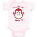 Baby Clothes Year of The Monkey Safari Baby Bodysuits Boy & Girl Cotton