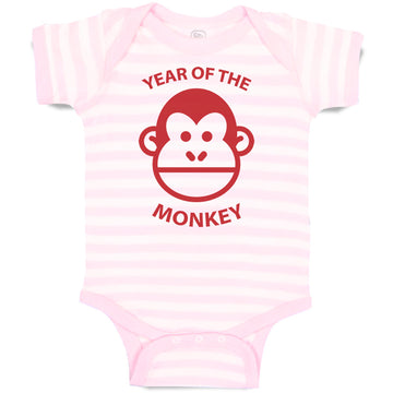 Baby Clothes Year of The Monkey Safari Baby Bodysuits Boy & Girl Cotton